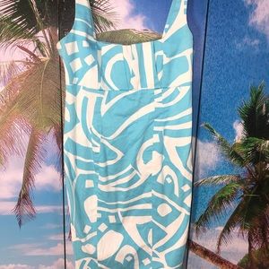 Calvin Klein baby blue dress